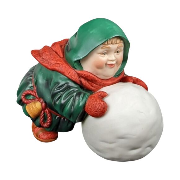 Vintage Dept 56 Merrymakers Figurines: 5-Piece Christmas Decor Lot - Picture 3 of 7